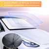 Auto-Sonnenblende für die Windschutzscheibe.