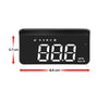 Abmessung HUD, 3,7cm tief & 8,6cm breit